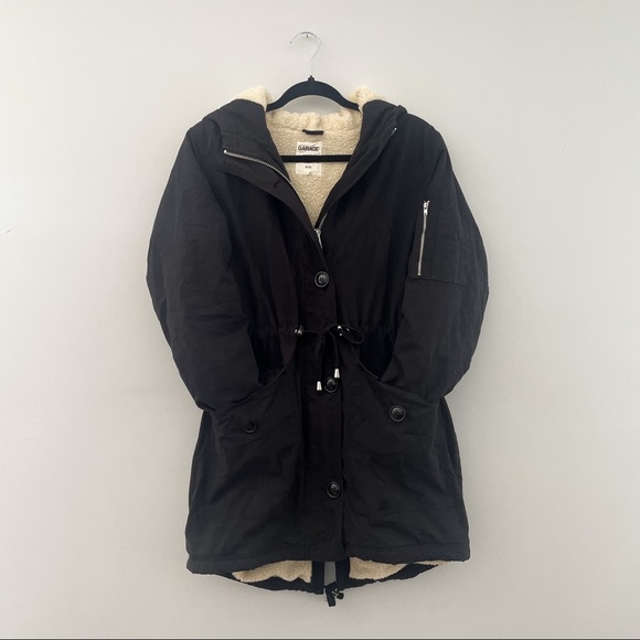 Garage Jackets & Blazers - GARAGE WINTER PARKA COAT WITH CINCHED WAIST